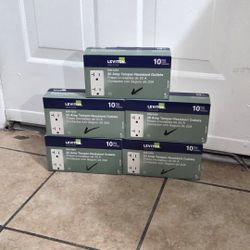 Leviton Outlets 20 Amp ,,10 Outlets For 30 Dlla 