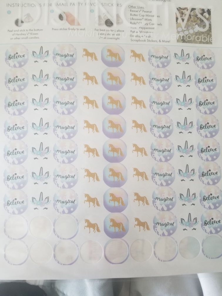 Unicorn stickers