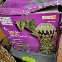 Home Depot Man Eatting Plant