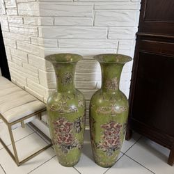 Two Rocco Style Vases