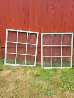 Vintage large windows