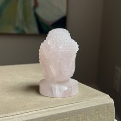 Small Rose Quartz Buddha ( firm on price )