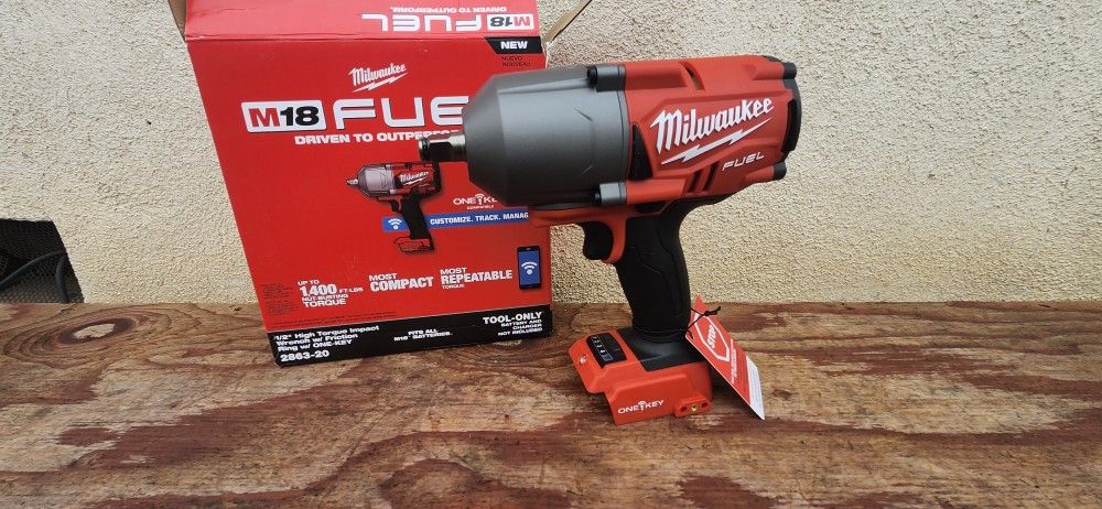 Milwaukee Impact Wrench 1/2 One Key Auto Stop Tool Only