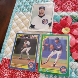 Chicago Cubs 1990 Score Baseball Cards Lot 
