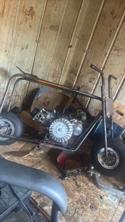 Minibike built 224cc dragtire open to trades