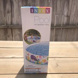 INTEX 6FT SNAPSET POOL (NEW)  Ages 3+