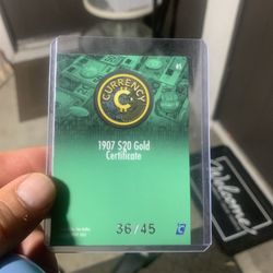 Three Currency Cards 