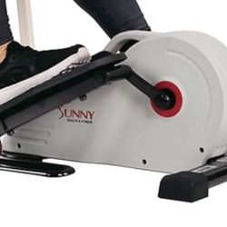 Sunny Health & Fitness Sitting Under Desk Elliptical Peddler