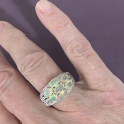 Ethiopian Opal Ring