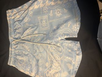 Blue Bandana Shorts 