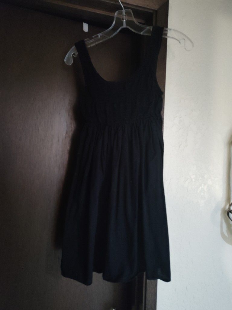 Teen Size Black Sun Dress