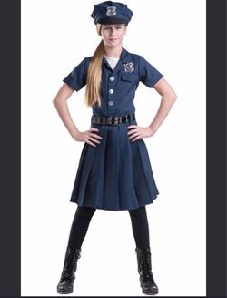 Girls Police Officer Costume