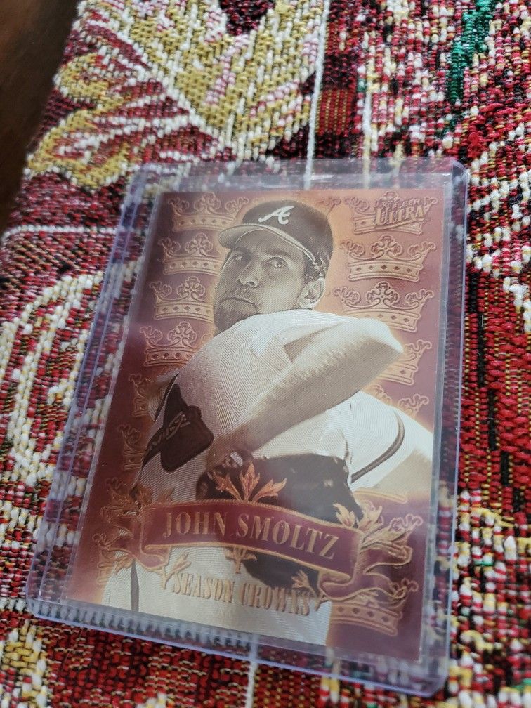 Atlanta Braves John Smoltz 1996 Fleer Ultra Season Crowns Insert Baseball Card