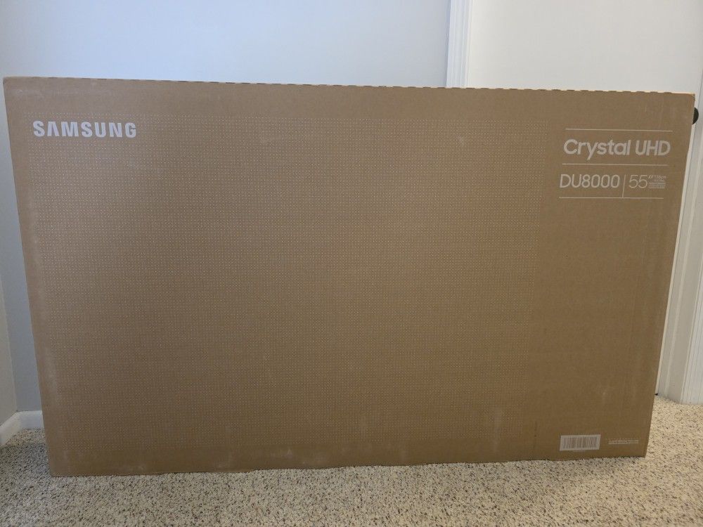 Samsung 55" Class DU8000 HDR UHD 4K Smart TV - Black (UN55DU8000) - New Unopened