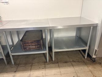 COMMERCIAL Stainless Steel Work Tables – 36”, 48” & 72”