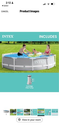 INTEX 26701EH Prism INTEX Prism Frame Premium Above Ground Swimming Pool
