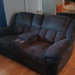 Reclining love seat & couch