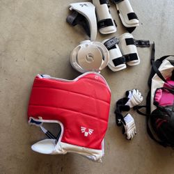 Kids Taekwondo Sparring Gear Set + Bag – Almost New