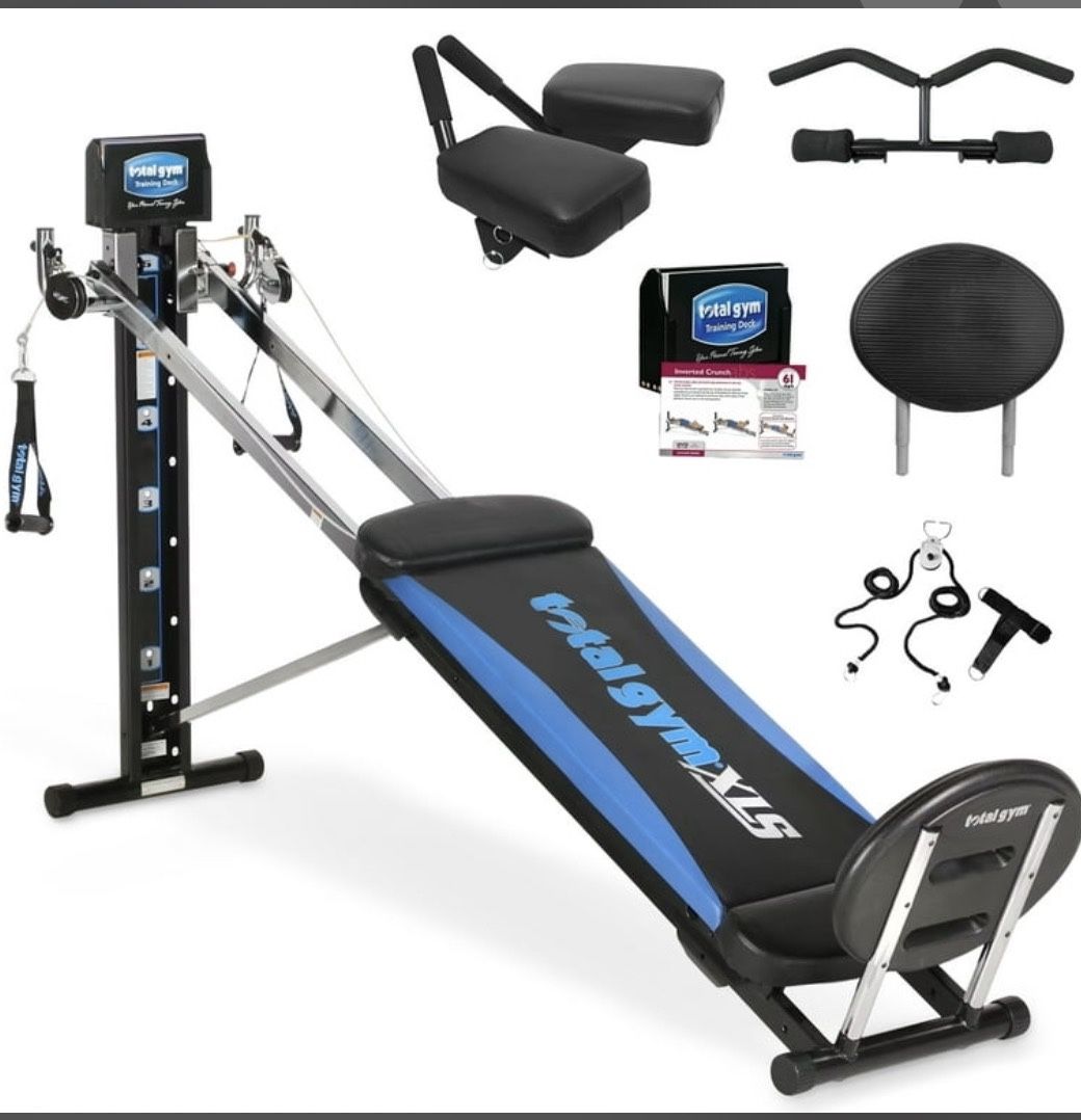 FULL HOME GYM BUNDLE – EVERYTHING YOU NEED! TREADMILL, SPIN BIKE, TOTAL GYM, WEIGHTS