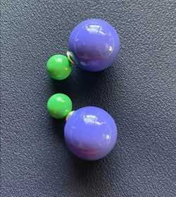 Double Ball Earrings