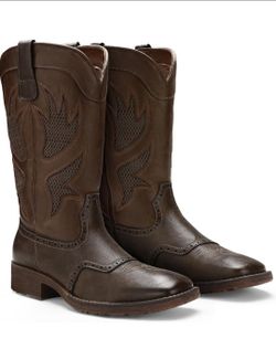 Brown Western Cowboy Boots