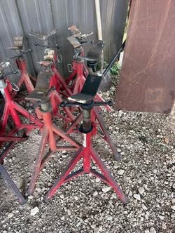 HEAVY DUTY JACK STANDS / PIPE STANDS – SHOP READY!