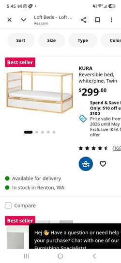 Ikea Kura Loft bed