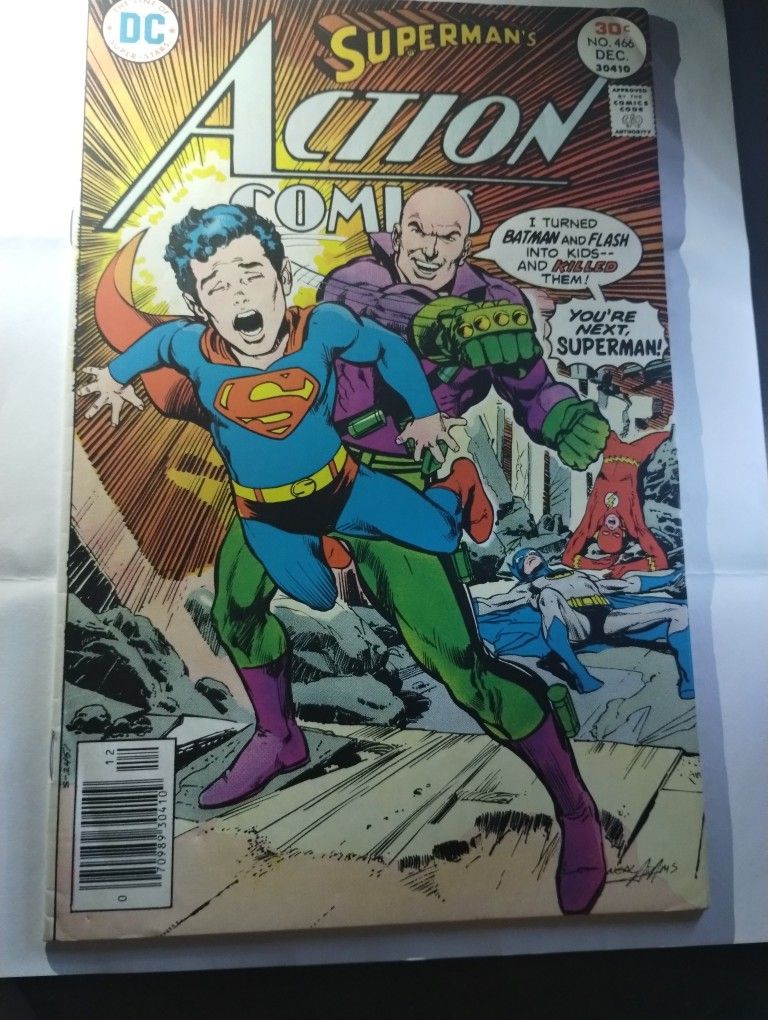 1976 Superman's Action Comics, DC # 466