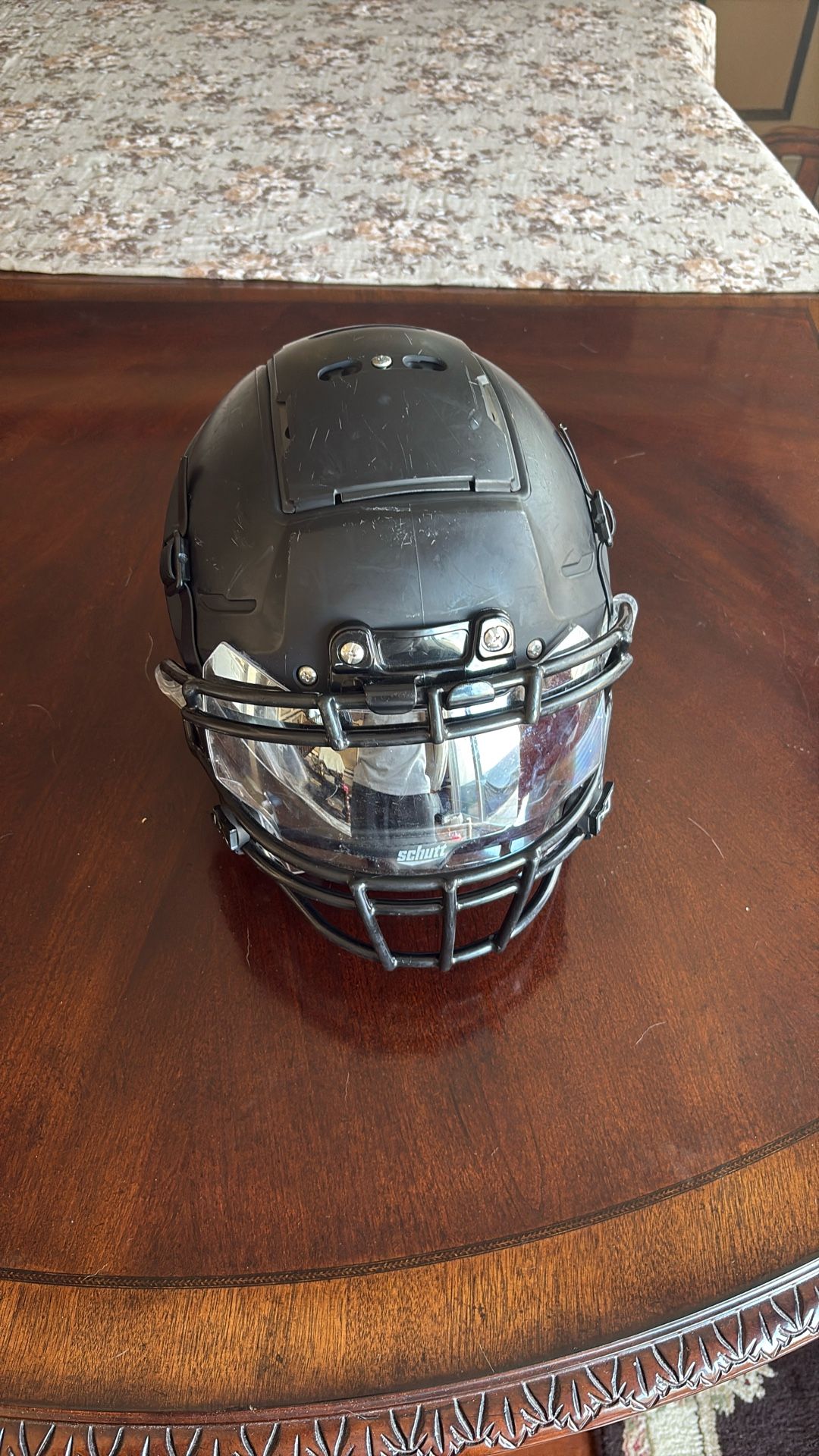 Black F7 helmet