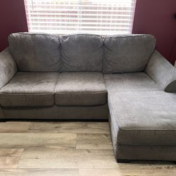 Gray L Couch Sofa