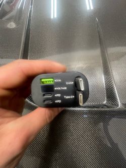 5 in 1 retractable cable car charger