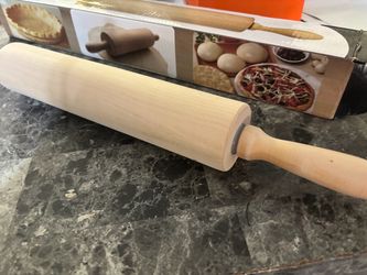 Wooden Rolling Pin with Handles