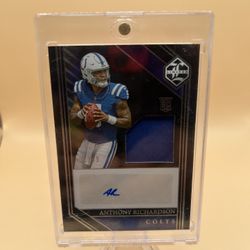 2023 Anthony Richardson Leaf Limited Rookie Auto Jersey/99🔥