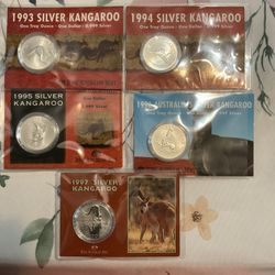 Australian Carded 1oz SILVER coins- PART 1