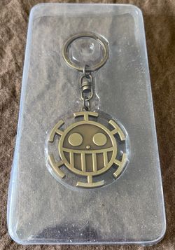 One Piece Anime Heart Pirates  Metal Keychain