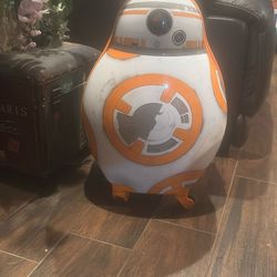 Star Wars BB-8 Hard Shell Rolling Luggage Carry-On Suitcase!  Mrsp $125!!!