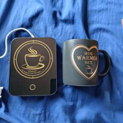 Coffee Mug With Coffee Warmer Set | Cash Please 