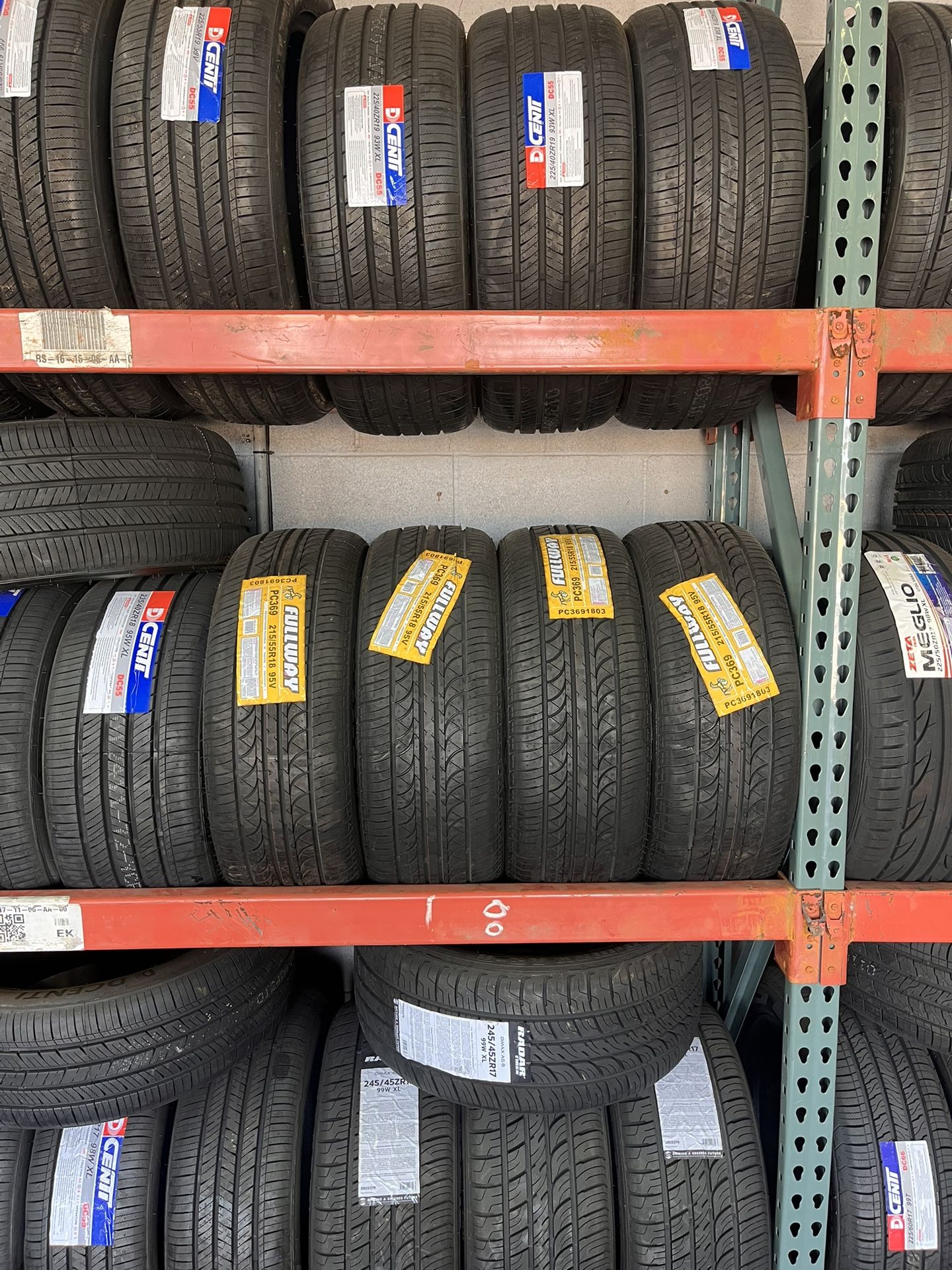 215–55R18 SET OF 4 BRAND NEW TIRES MOUNT AND BALANCE