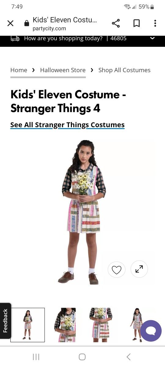 Stranger Things ELEVEN costume