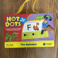 Educational I Sights Hot Dots Jr. Alphabet Tile Set
