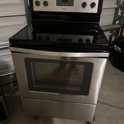 Stove and microwave stainless steel 