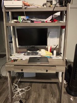 Homenations 36” ladder pc desk