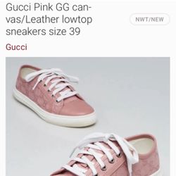 Gucci Pink Sneakers 