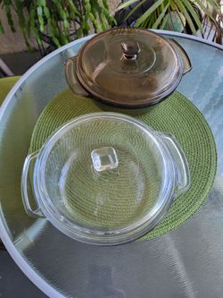 Glass Casserole Dishes with Lids – Set of 2