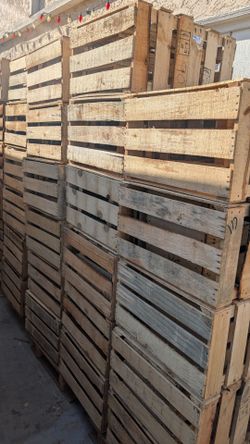 Wooden Crates Lot – Large Quantity javas cajas de madera