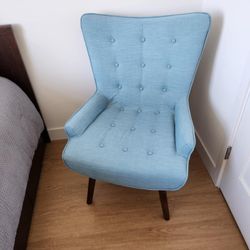 Chair with ottoman 