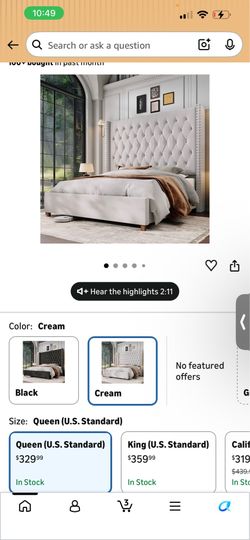 SELLING MY QUEEN SIZED BEDFRAME