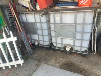 Food Grade 275 Gallon IBC Totes – Water Storage, Rain Harvest, Garden