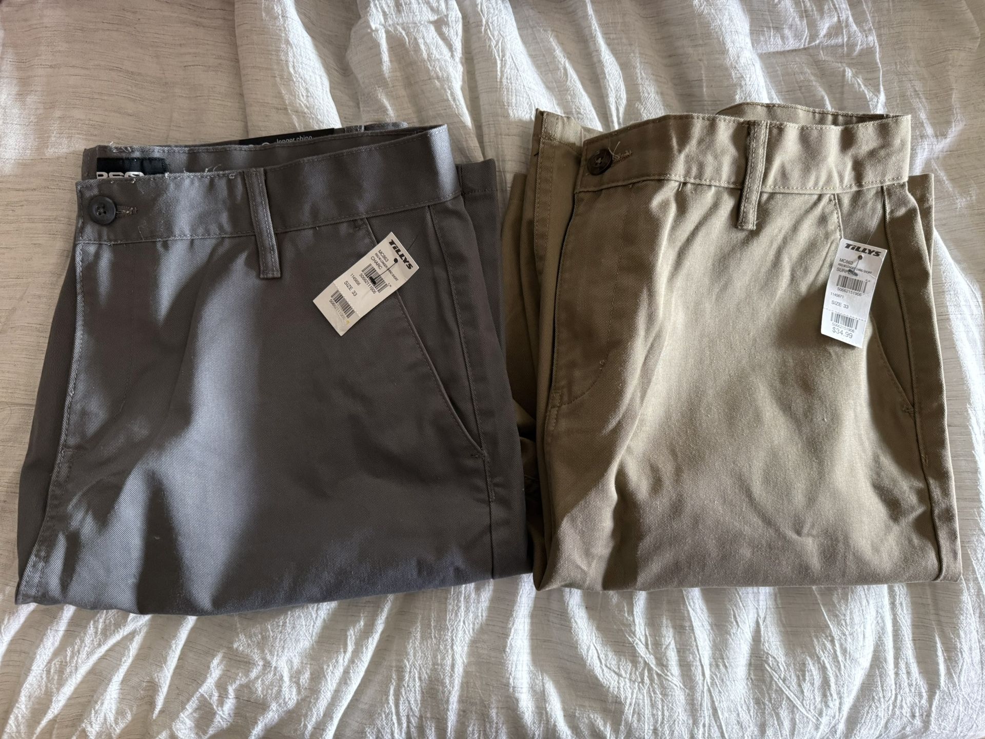 Mens Size 33 Shorts New With Tags $15 For Both