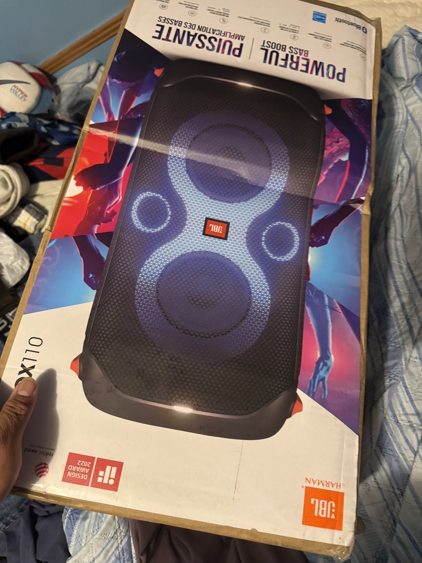Jbl PartyBox 110 Portable Party Speaker With Built In Lights